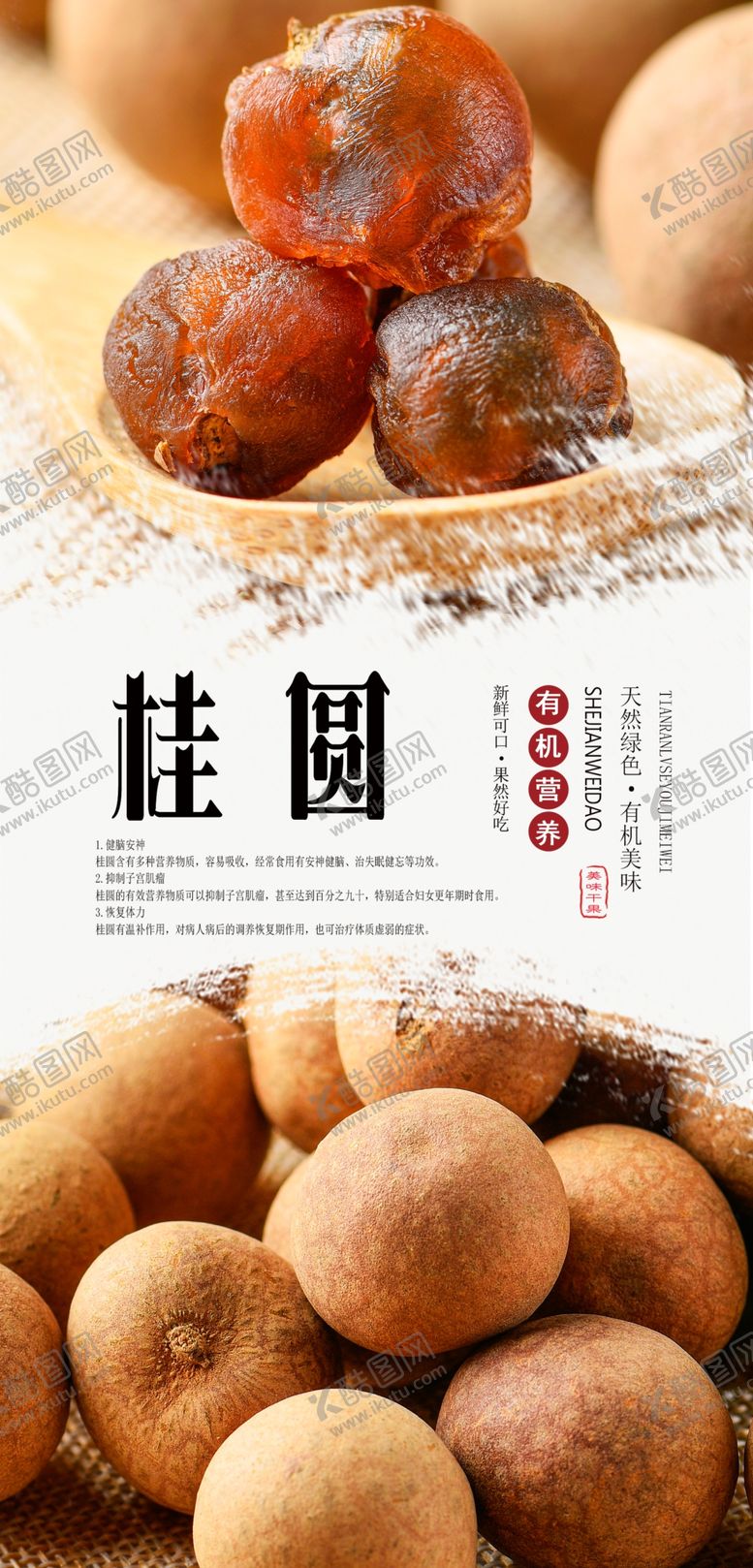 编号：23360807052031148896【酷图网】源文件下载-桂圆海报