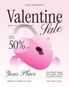 情人节促销服饰五折优惠