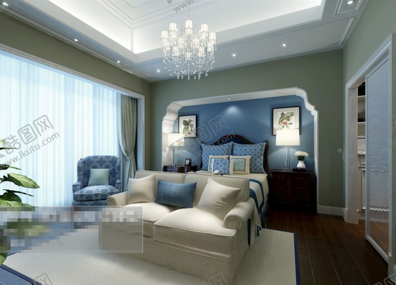 编号：25398409171535002186【酷图网】源文件下载-卧室效果图
