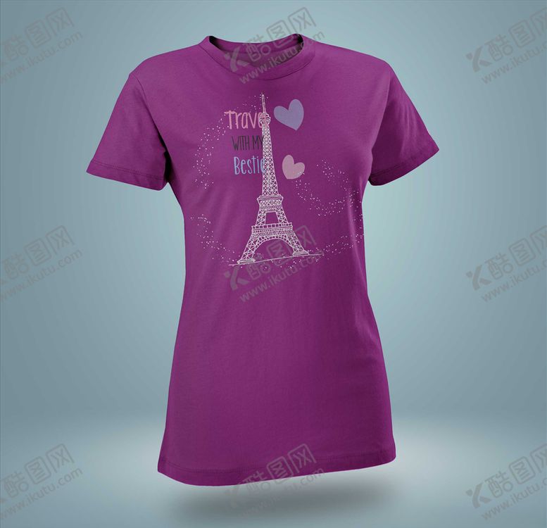 编号：15476709271300562156【酷图网】源文件下载-T恤样机效果图