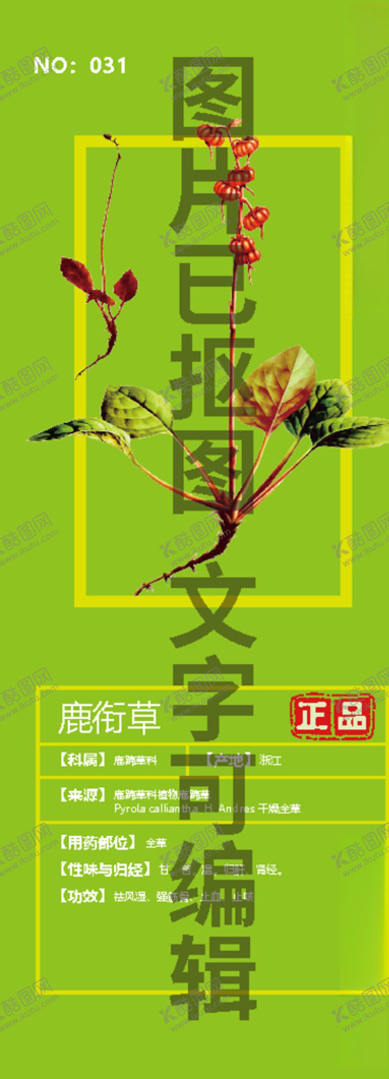 编号：93735205041011495613【酷图网】源文件下载-鹿衔草