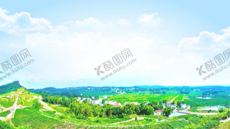 编号：75334605151416441048【酷图网】源文件下载-山区的蓝天白云