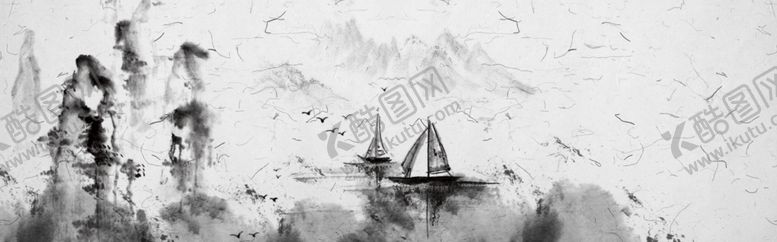 编号：80000004190448076064【酷图网】源文件下载-山水画