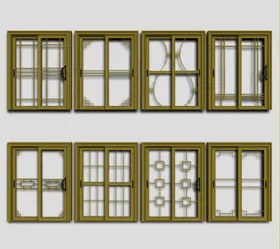 门窗户模型