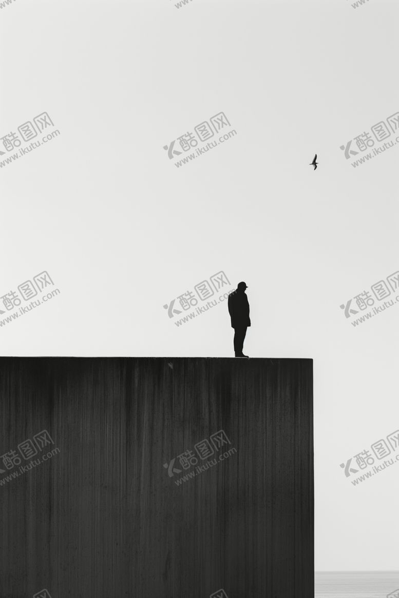 编号：77164612092229327219【酷图网】源文件下载-楼顶的人