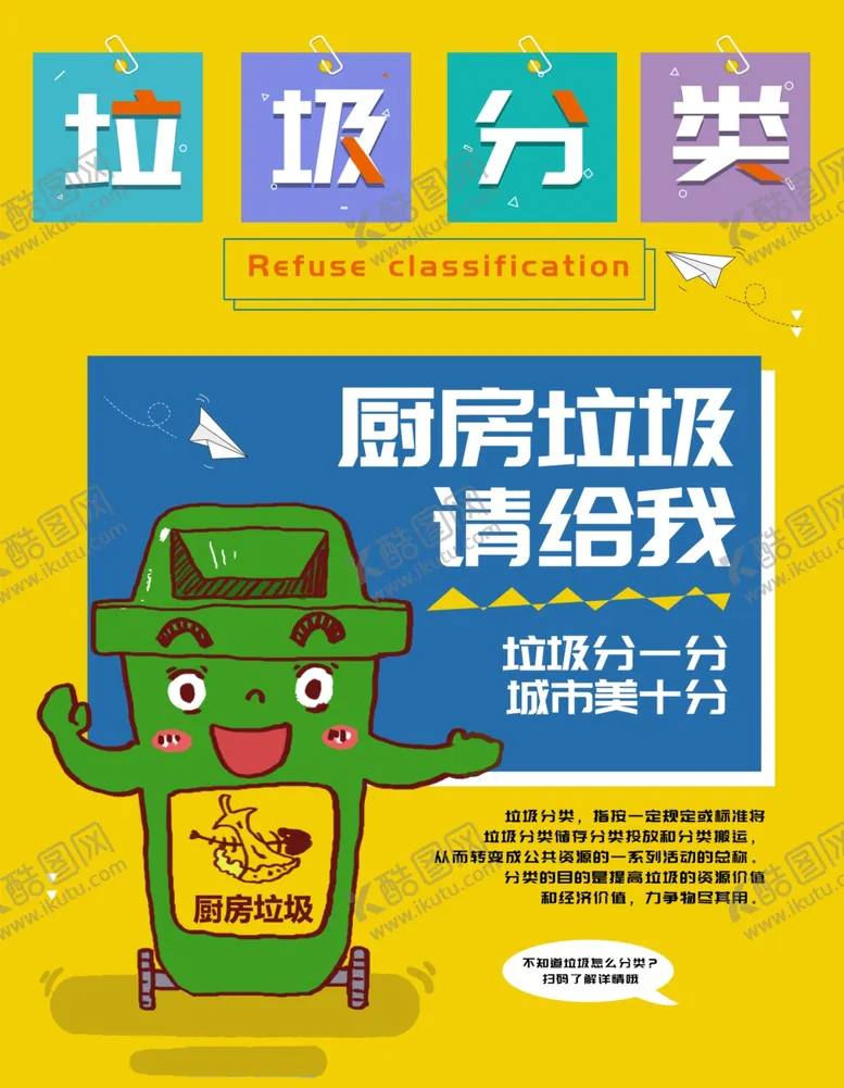 编号：52195504231211331736【酷图网】源文件下载-垃圾分类海报