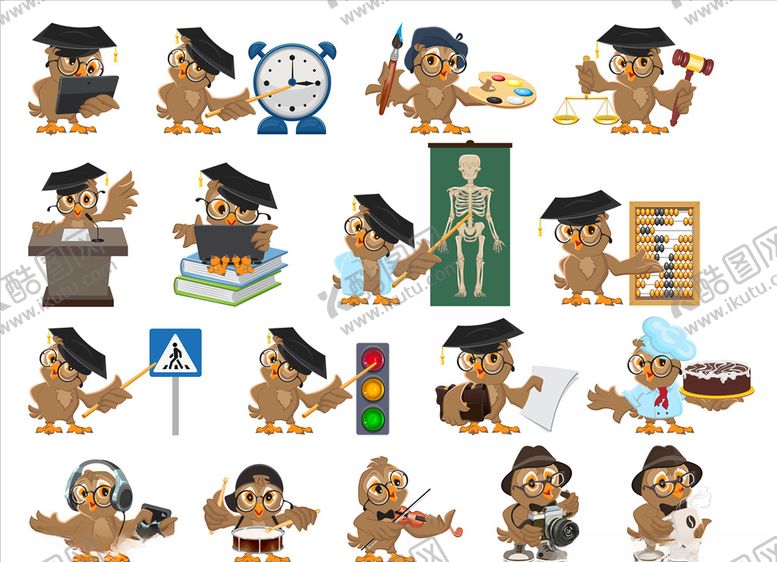 编号：72907510170223312441【酷图网】源文件下载-猫头鹰