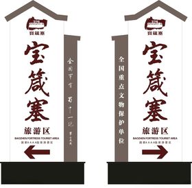 景区标示牌
