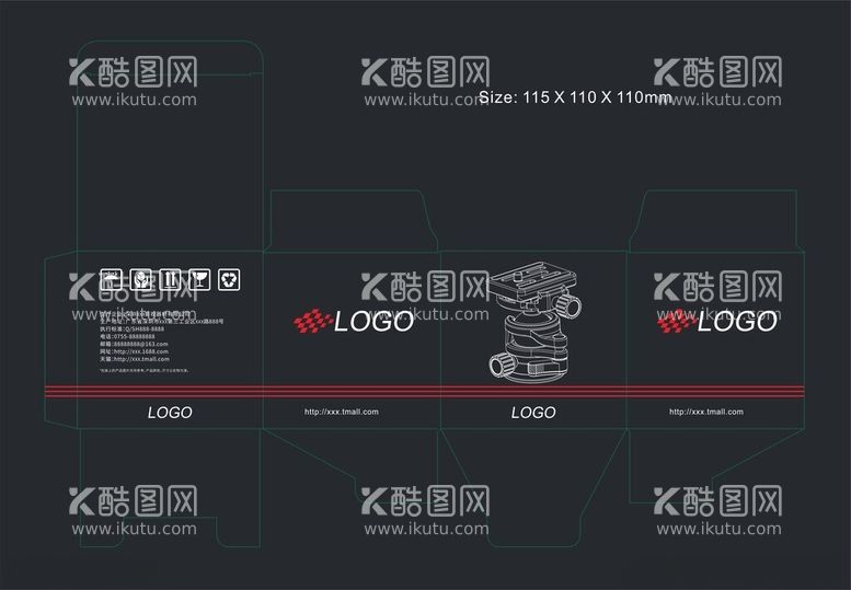 编号：14407612160059311194【酷图网】源文件下载-云台包装盒设计