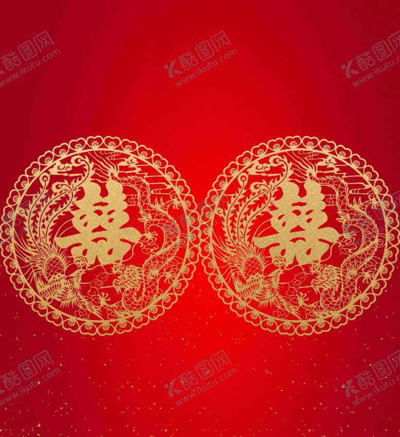 编号：43781010070105525431【酷图网】源文件下载-红色喜帖
