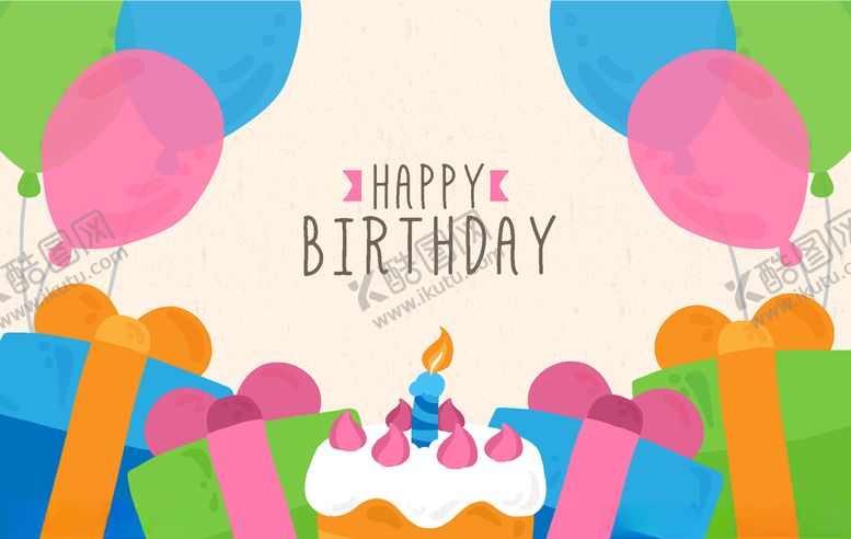 编号：64459205082040456556【酷图网】源文件下载-生日蛋糕