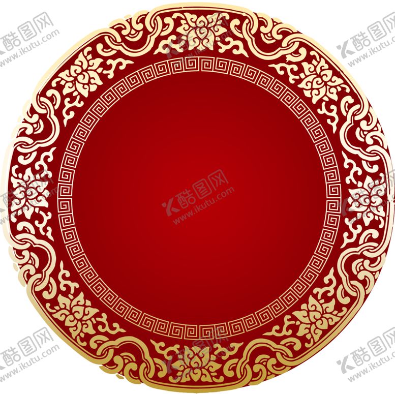 编号：39498009091853445569【酷图网】源文件下载-中国风古典花环