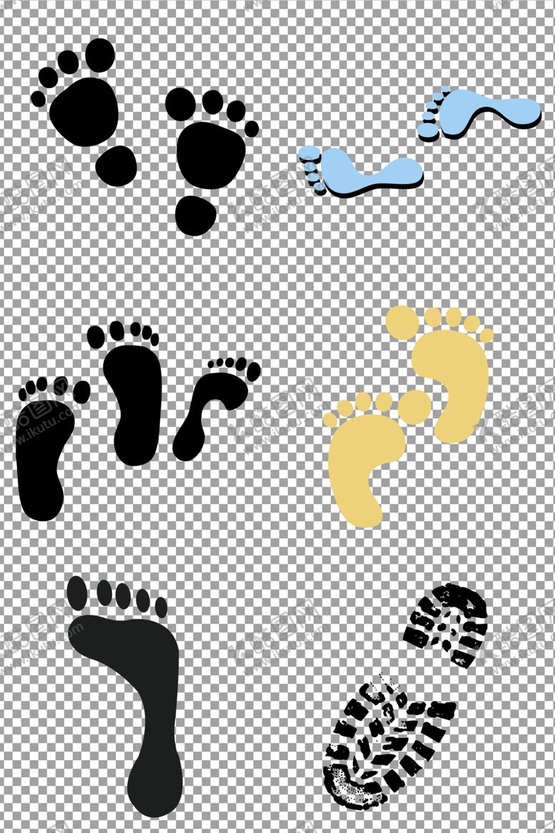 编号：72017406280039255060【酷图网】源文件下载-脚印