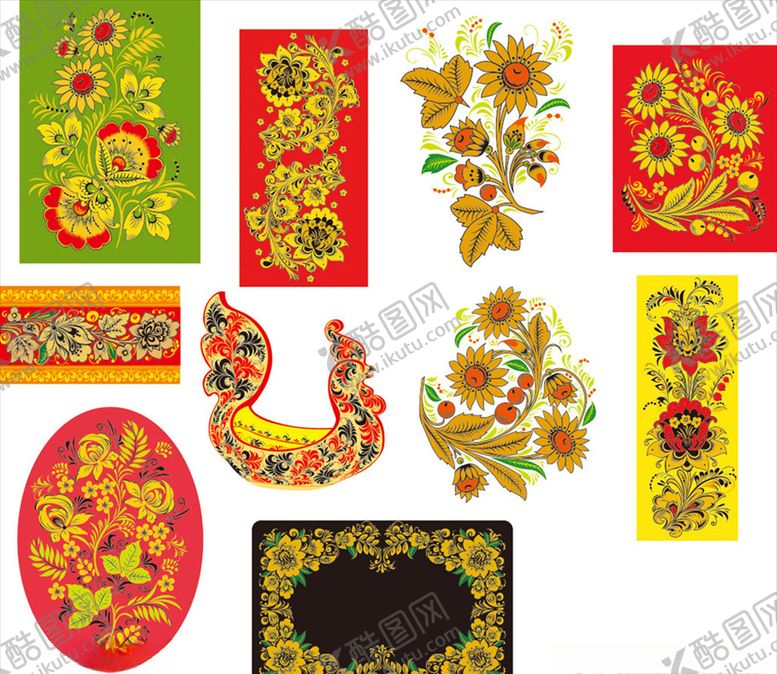 编号：41334809281706543427【酷图网】源文件下载-传统图案地毯花纹服饰图案