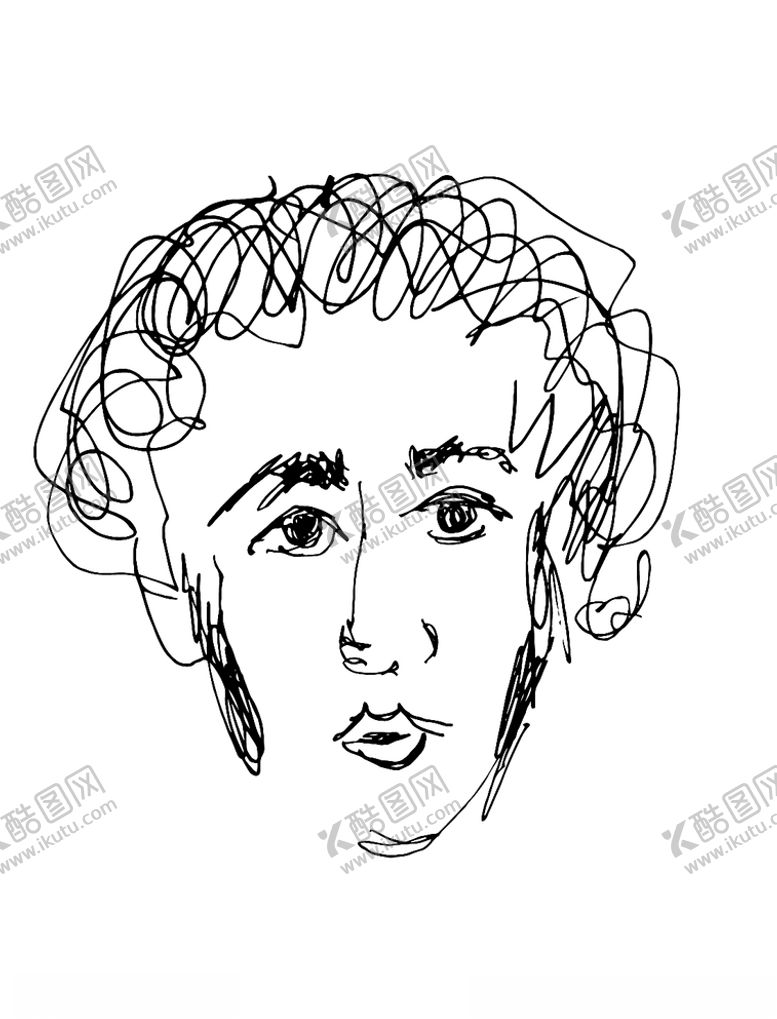 编号：43388209190117347096【酷图网】源文件下载-线条人儿