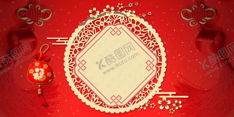 编号：46872804292251485633【酷图网】源文件下载-中国风水墨喜庆背景