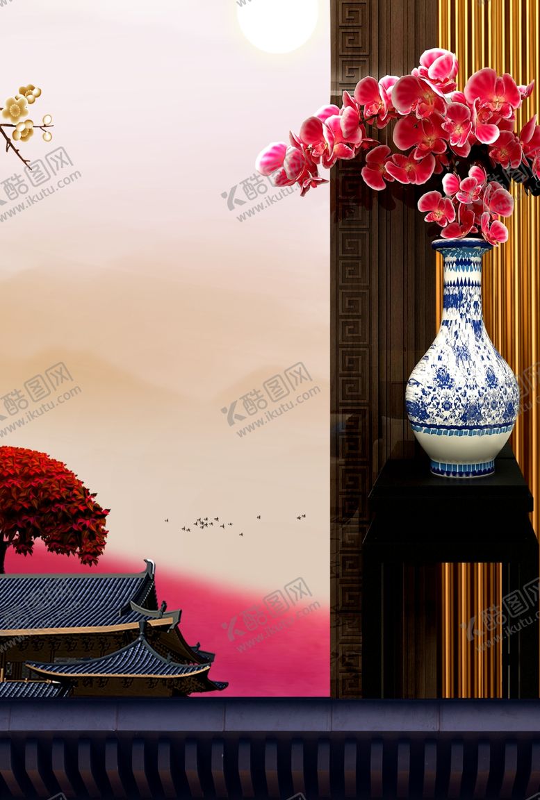 编号：93058410032320526232【酷图网】源文件下载-地产复古活动宣传背景海报素材