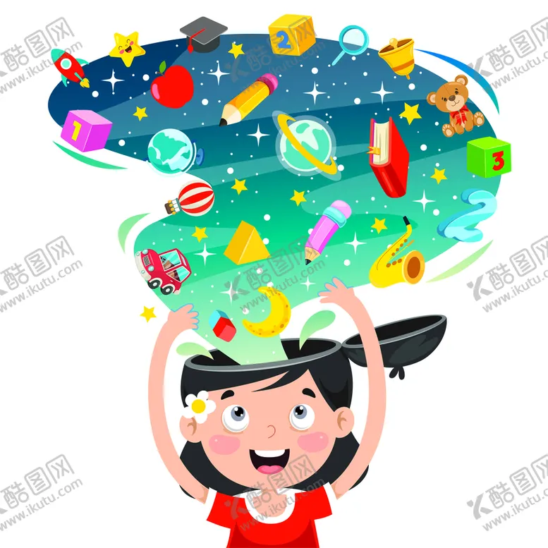 编号：82224711011512443918【酷图网】源文件下载-卡通孩子的想法