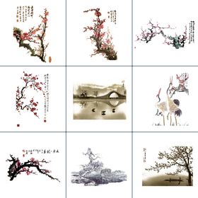 梅花梅花素材梅花元素一支
