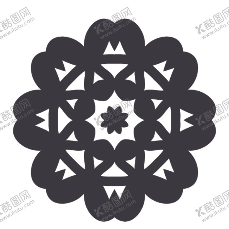 编号：85151310120248397011【酷图网】源文件下载-黑白简约花纹图案设计