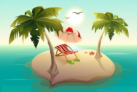 夏日海岛
