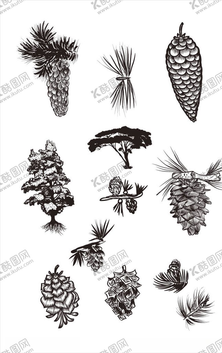 编号：87524909221047147721【酷图网】源文件下载-卡通树木素材