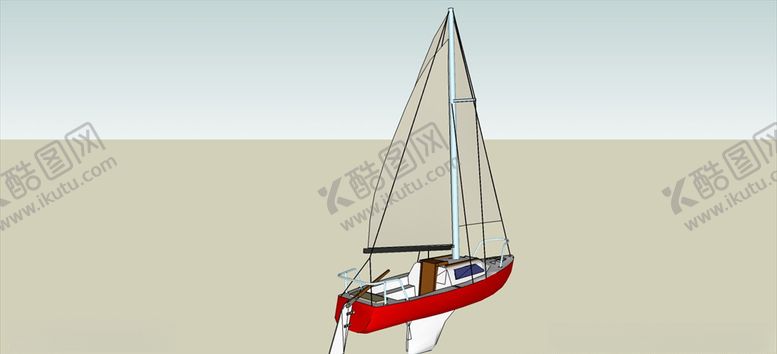 编号：23054909191123214358【酷图网】源文件下载-小帆船模型