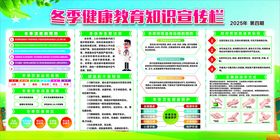 冬季健康教育知识宣传栏