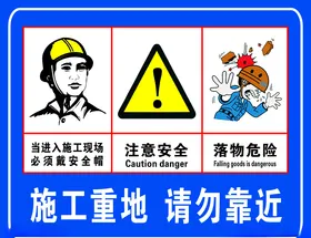 施工安全标识图