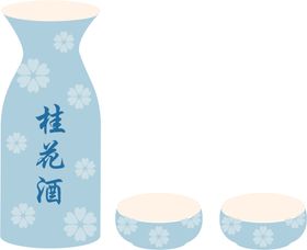 中秋桂花酒杯具
