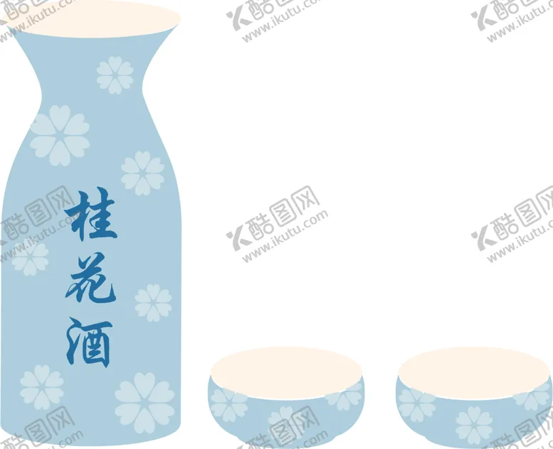 编号：92211206240358381490【酷图网】源文件下载-中秋桂花酒杯具