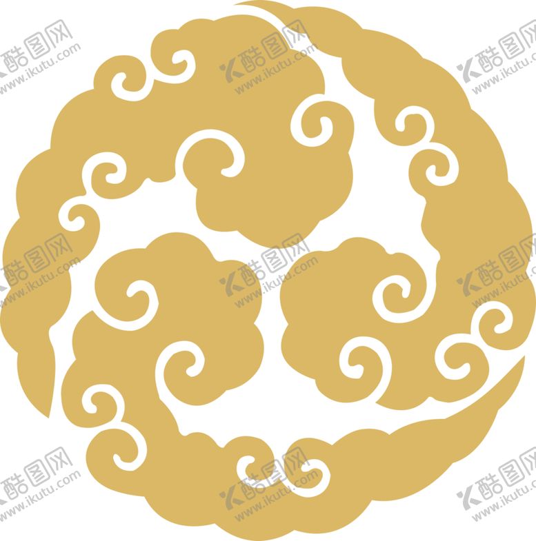 编号：67451005092233512046【酷图网】源文件下载-彩色祥云元素