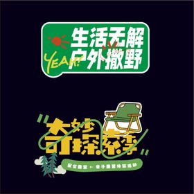 露营拍照手举牌网红手举牌卡通手举牌