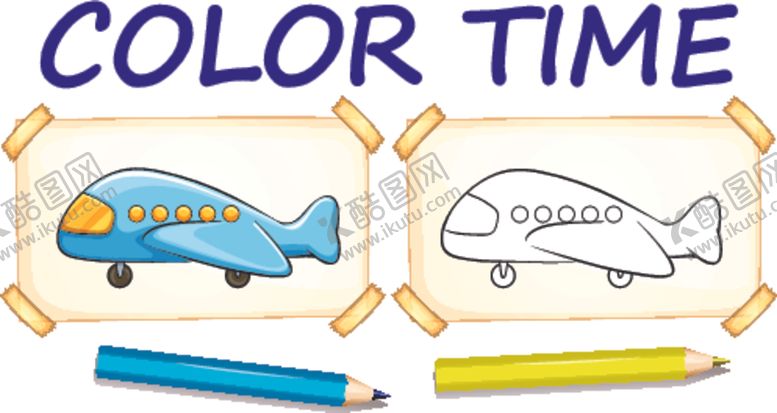 编号：89494910301720381438【酷图网】源文件下载-卡通着色卡片