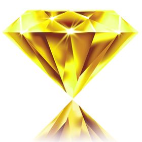 金钻石免抠图黄金水晶钻石