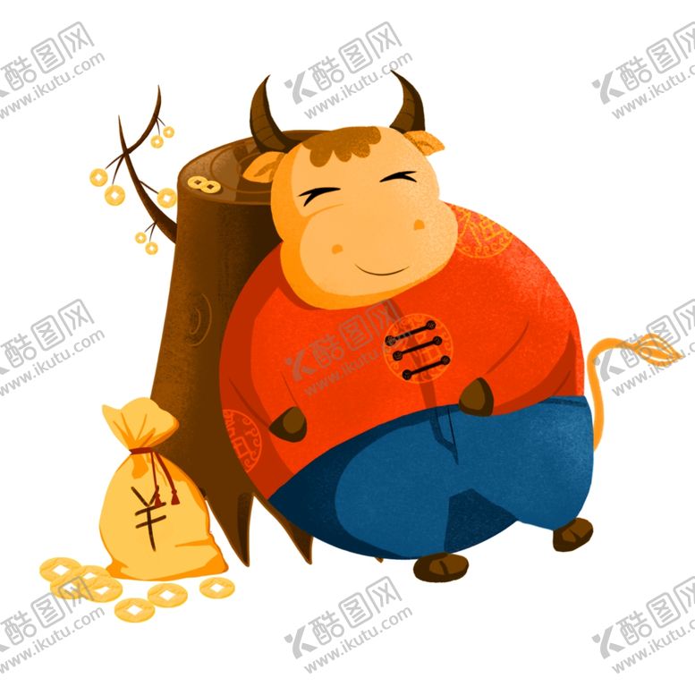 编号：26511305081611125871【酷图网】源文件下载-卡通牛形象