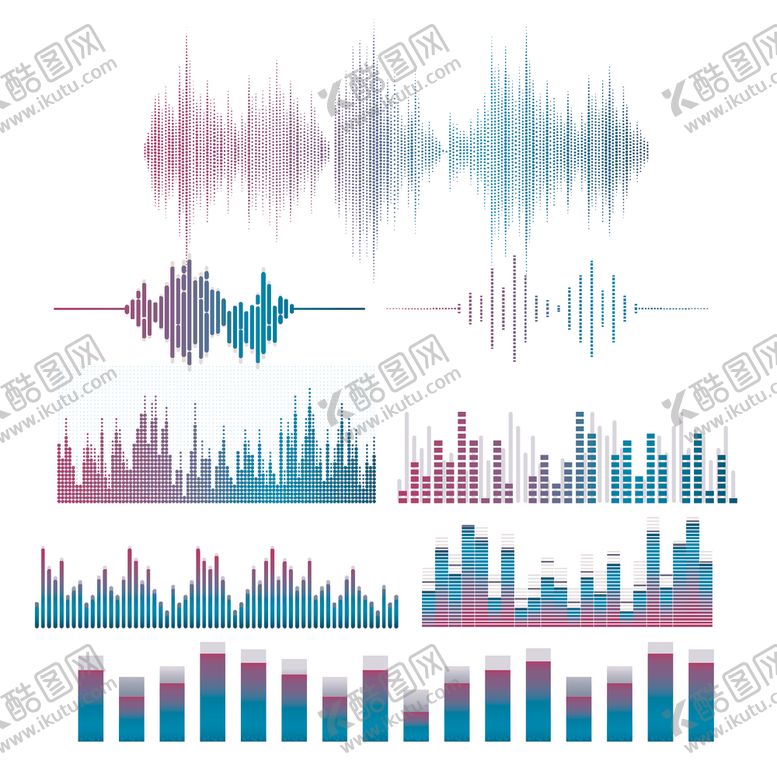 编号：36359809301810397704【酷图网】源文件下载-抽象几何声音音乐素材