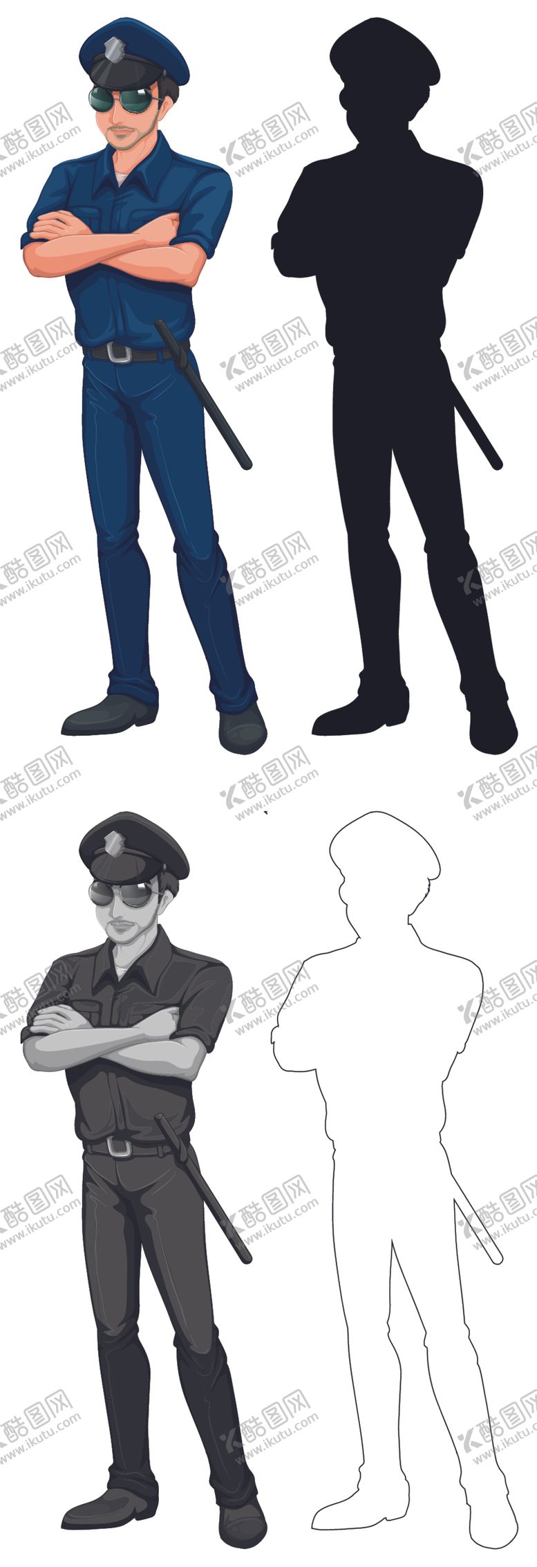 编号：98157310280847069913【酷图网】源文件下载-矢量人物素材