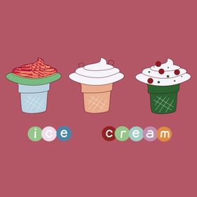 icecream衣服烫画印花