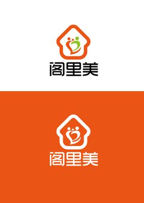 家居标识设计房子简约