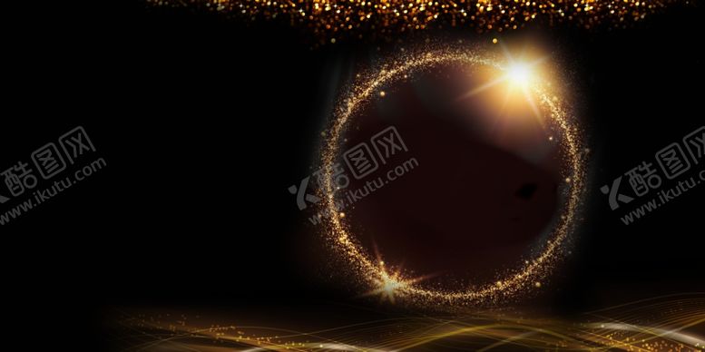 编号：75254210100522445425【酷图网】源文件下载-黑金背景
