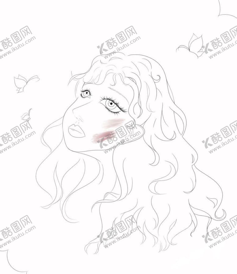 编号：93651201181103305356【酷图网】源文件下载-女孩头像