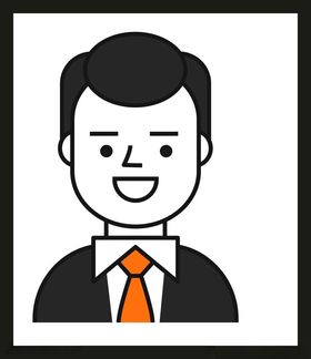 手绘男人男孩卡通动画动画