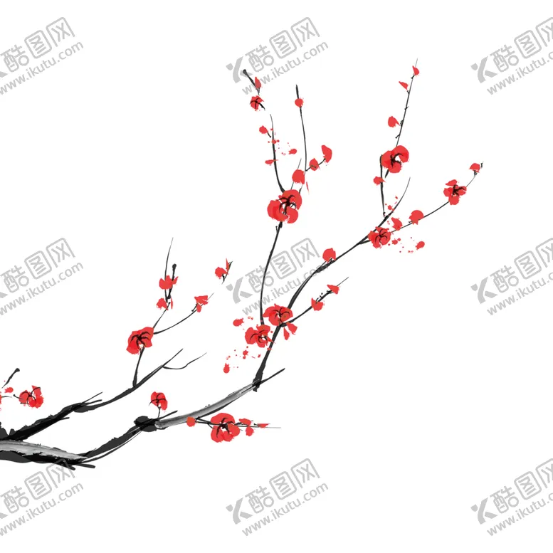 编号：81901212112324576247【酷图网】源文件下载-红梅