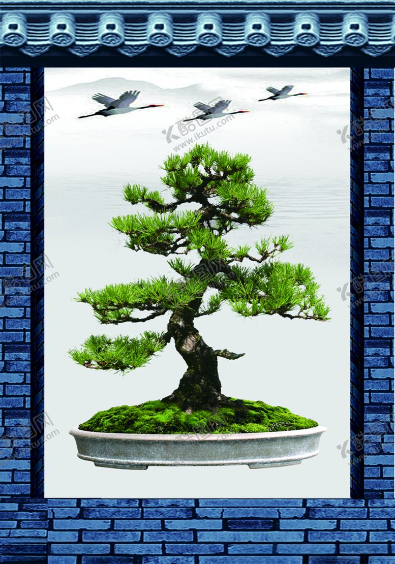 编号：96435609200313321663【酷图网】源文件下载-盆景