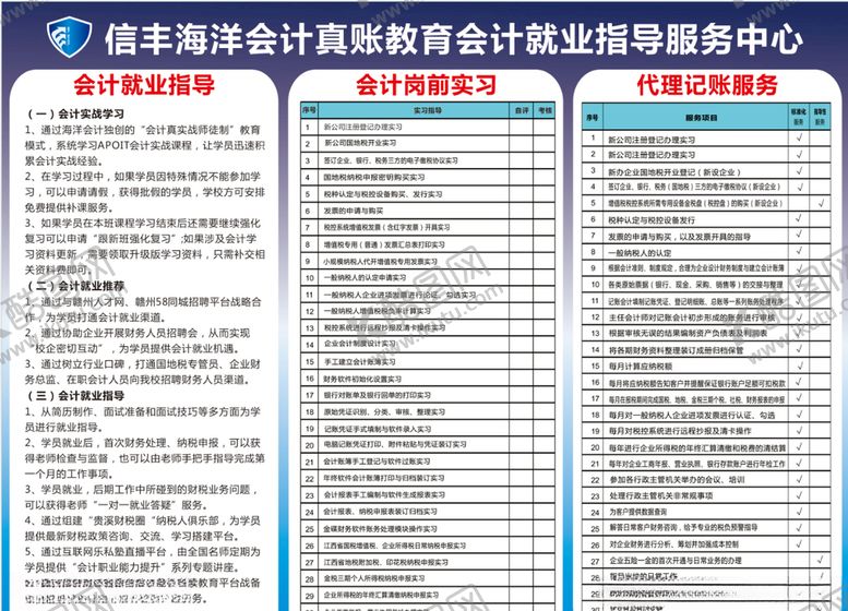 编号：30080603301159468803【酷图网】源文件下载-海洋会计真帐教育会计就业广告