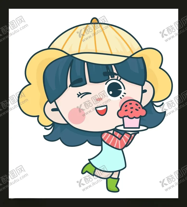 编号：42697602081257068179【酷图网】源文件下载-手绘女孩女人