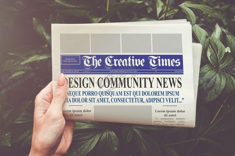 编号：85919510300048161088【酷图网】源文件下载-报纸样机