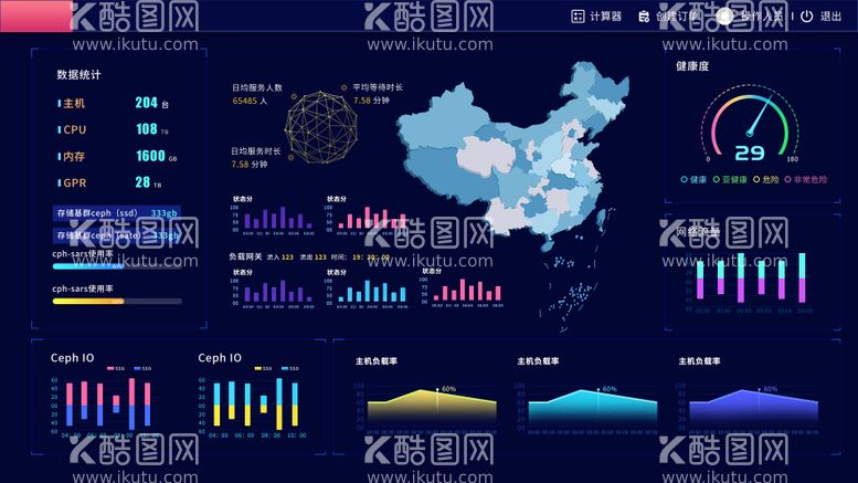 编号：98880611301703241913【酷图网】源文件下载-大数据可视化管理平台