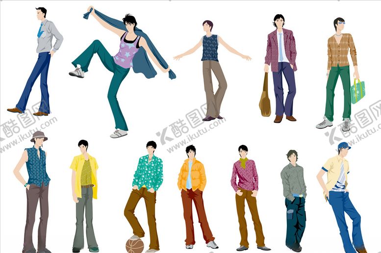 编号：73454110101838543497【酷图网】源文件下载-时尚男人